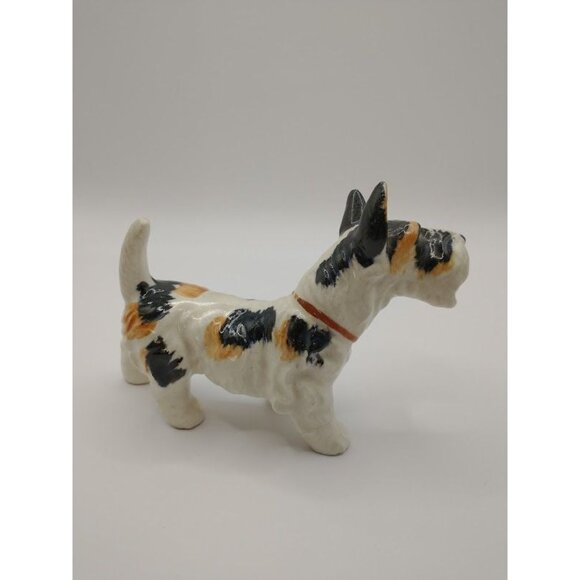 Vintage 1950s Ceramic Terrier Scotty Dog Figurine - Picture 4 of 9
